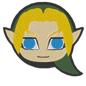 Link : Zelda - Broderie numérique - 4"x4"