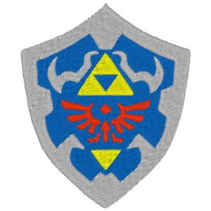 Hylien Shield : Zelda - Broderie numérique - 4"x4"